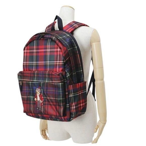 POLO RALPH LAUREN POLO BEAR BACK PACK RED NWT - Picture 6 of 9